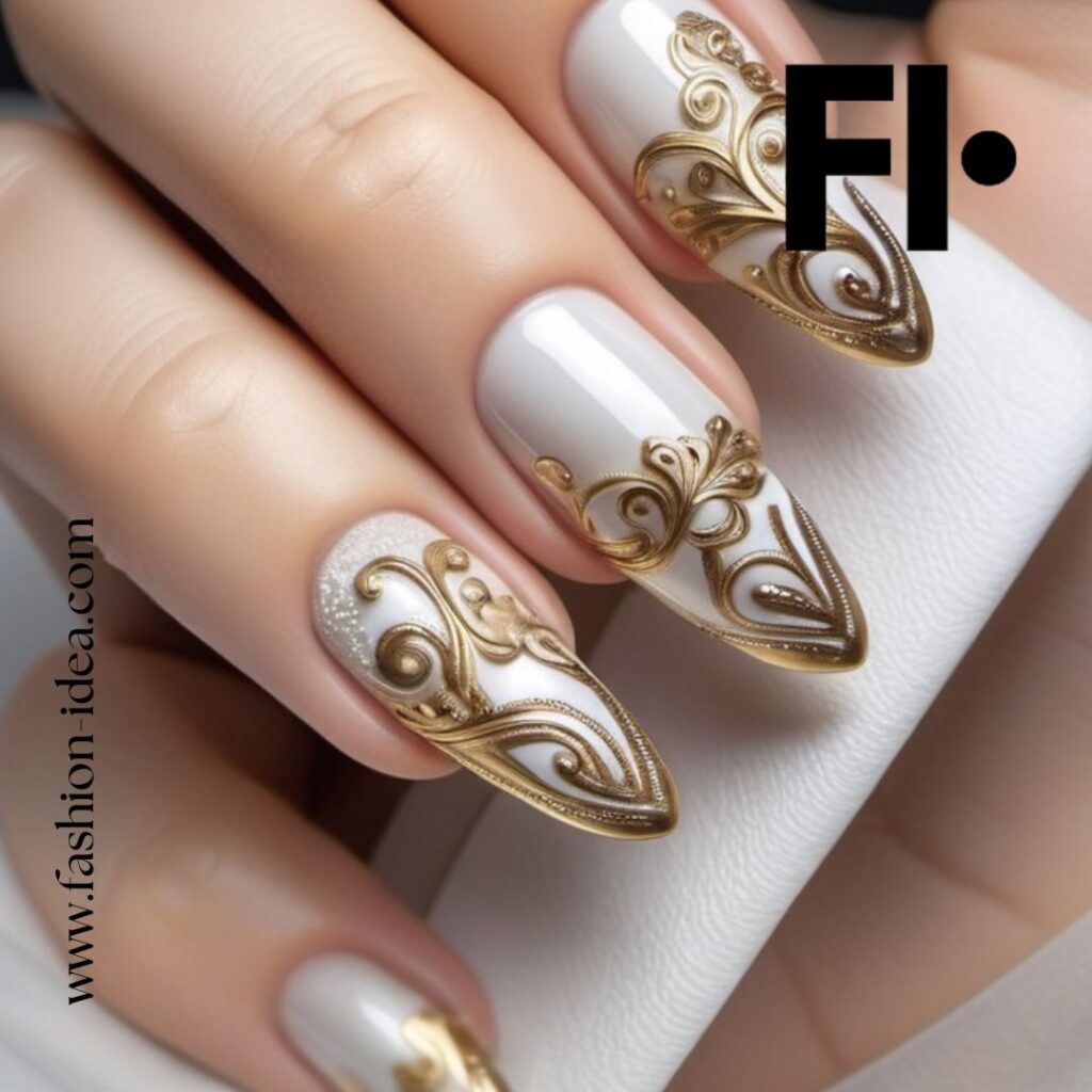 FASHION IDEA Lace Nail Art: A Tale of Elegance and Style