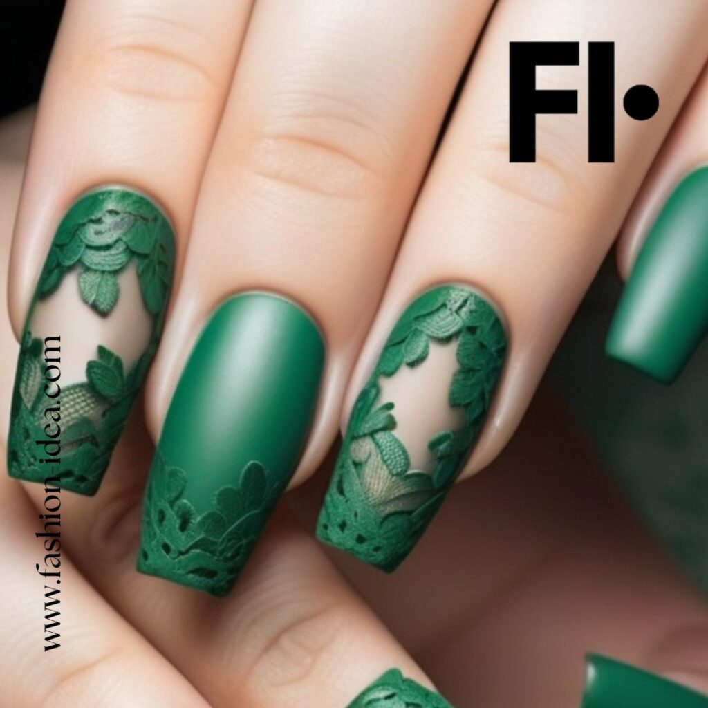 FASHION IDEA Lace Nail Art: A Tale of Elegance and Style