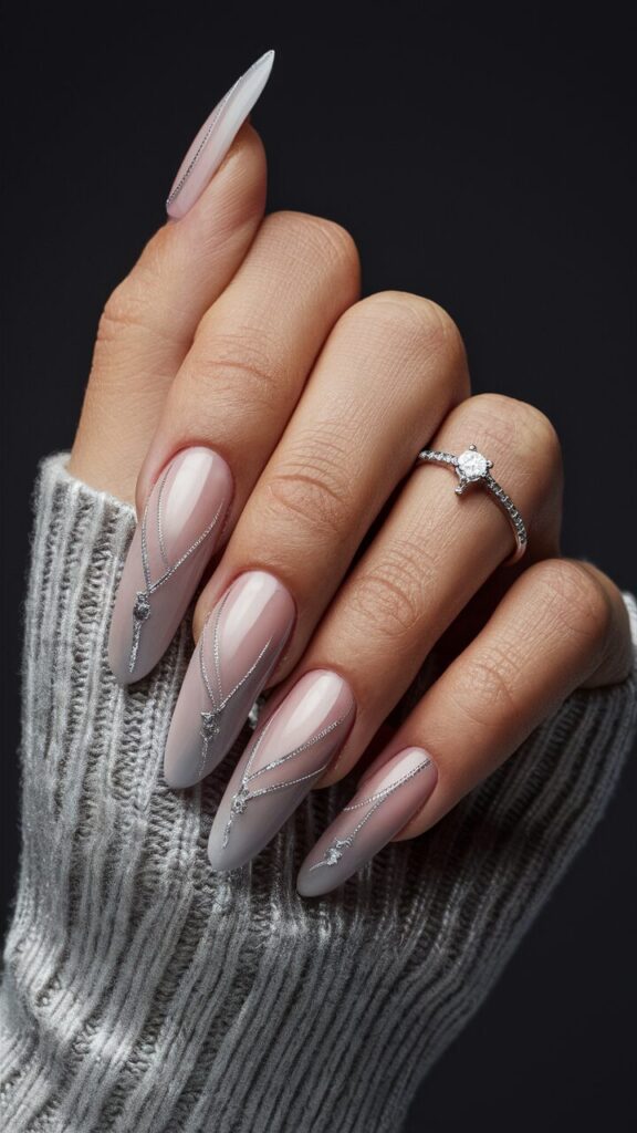 Holiday Nail Ideas. A sense of luxury and perfectly match the elegance of Christmas and New Year’s events