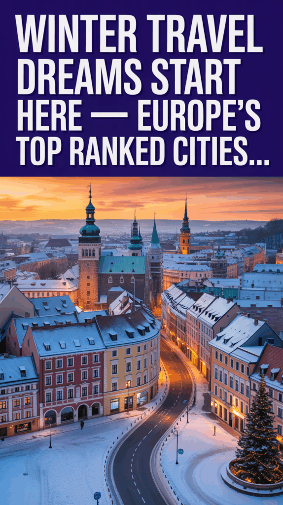 The Best Winter Travel Destinations in Europe – Ranked From Cozy to Glamorous✨Why Winter Travel in Europe Is So Magical