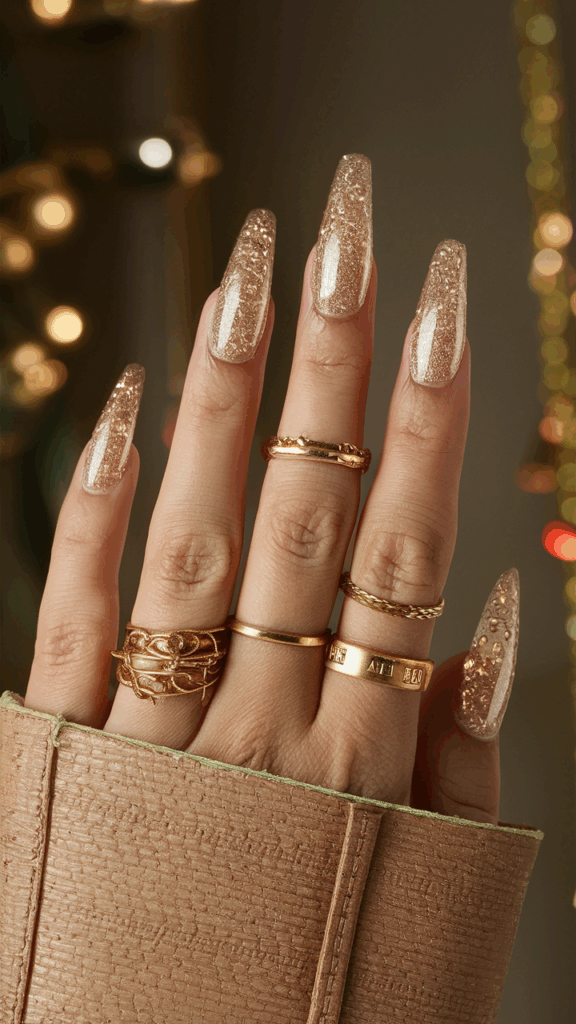 Dubai Inspired Nails. Gold and Gemstone Inspired Nails – Dubai Luxury Style

Dubai is often described as the city of gold, the home of extravagance