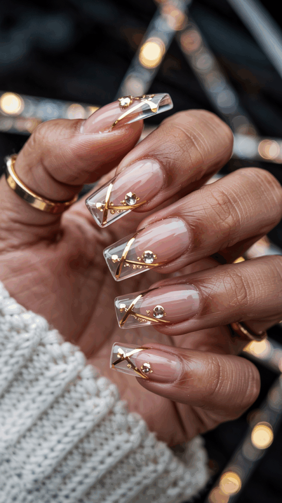 Dubai Inspired Nails. Gold and Gemstone Inspired Nails – Dubai Luxury Style

Dubai is often described as the city of gold, the home of extravagance