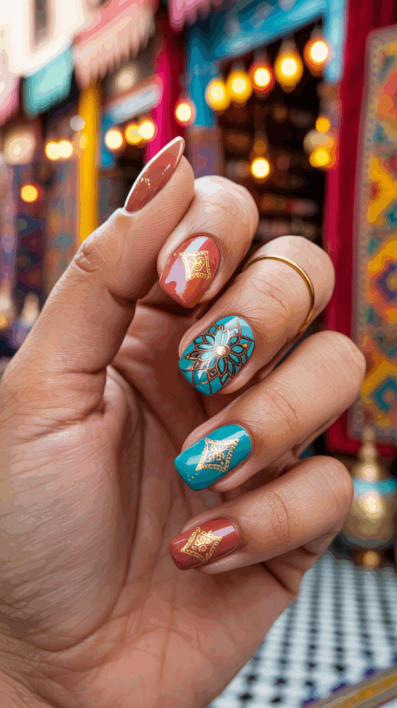 Moroccan-Inspired Nail Ideas – The Shades of Bazaars, Desert, and Mosaic Patterns

When it comes to nail inspiration, Morocco is one of the most enchanting destinations you can turn to.