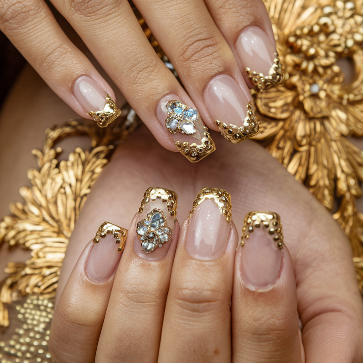 Dubai Inspired Nails