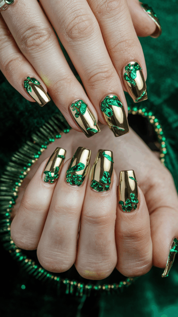 Dubai Inspired Nails. Gold and Gemstone Inspired Nails – Dubai Luxury Style

Dubai is often described as the city of gold, the home of extravagance