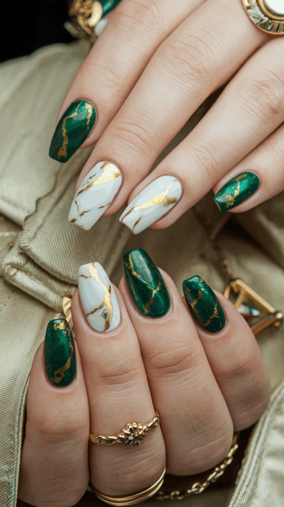 Dubai Inspired Nails. Gold and Gemstone Inspired Nails – Dubai Luxury Style

Dubai is often described as the city of gold, the home of extravagance