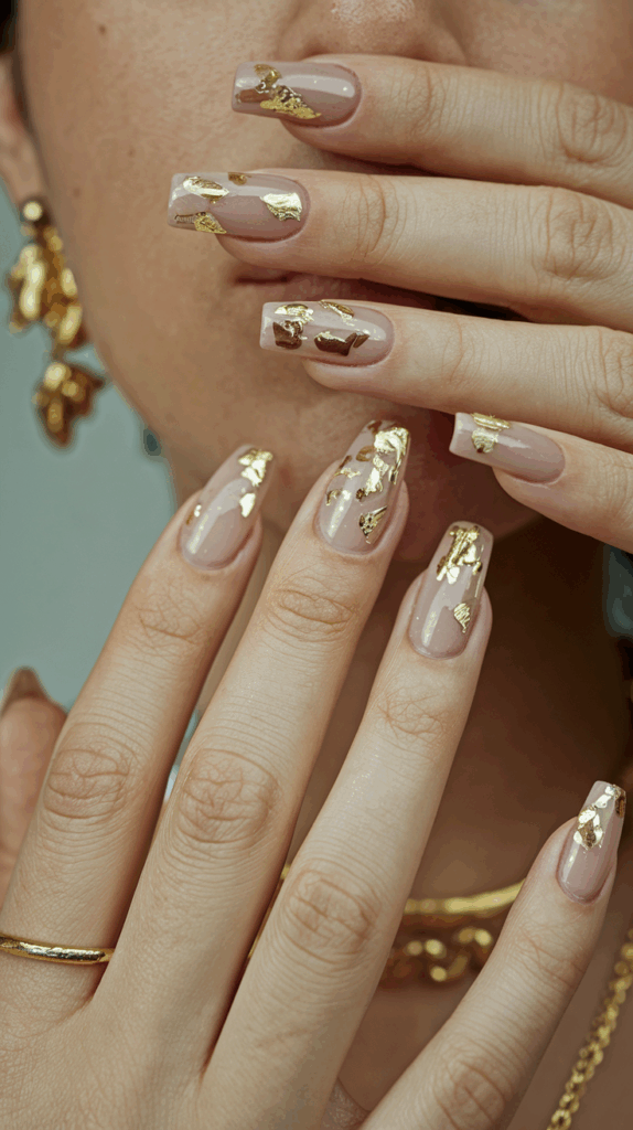 Dubai Inspired Nails. Gold and Gemstone Inspired Nails – Dubai Luxury Style

Dubai is often described as the city of gold, the home of extravagance