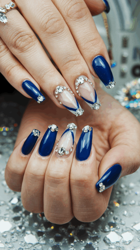 Dubai Inspired Nails. Gold and Gemstone Inspired Nails – Dubai Luxury Style

Dubai is often described as the city of gold, the home of extravagance