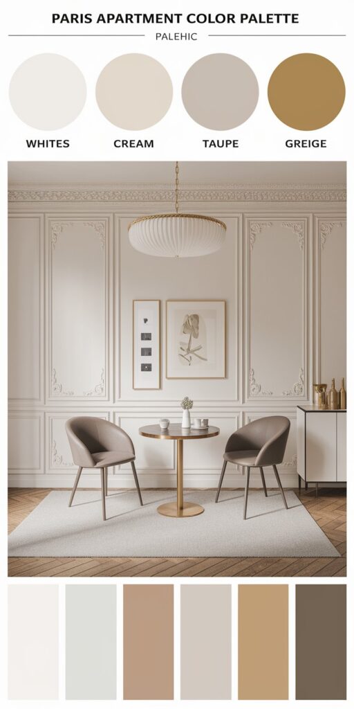 Paris Apartment Aesthetic Home Decor. How to Get the Look (Renter-Friendly) kind of calm you feel when you step into a true Paris apartment.