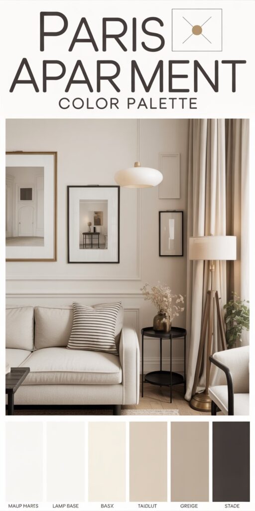 Paris Apartment Aesthetic Home Decor. How to Get the Look (Renter-Friendly) kind of calm you feel when you step into a true Paris apartment.