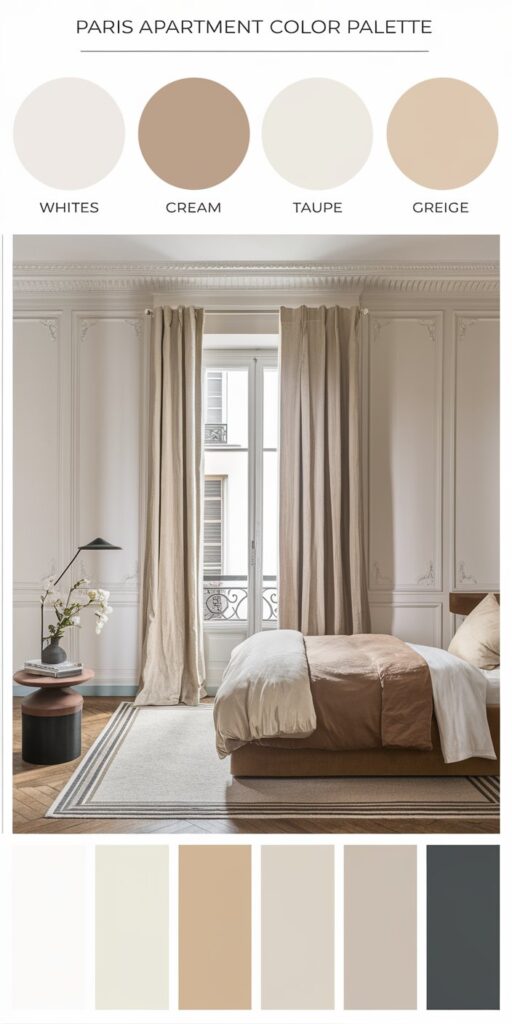 Paris Apartment Aesthetic Home Decor. How to Get the Look (Renter-Friendly) kind of calm you feel when you step into a true Paris apartment.