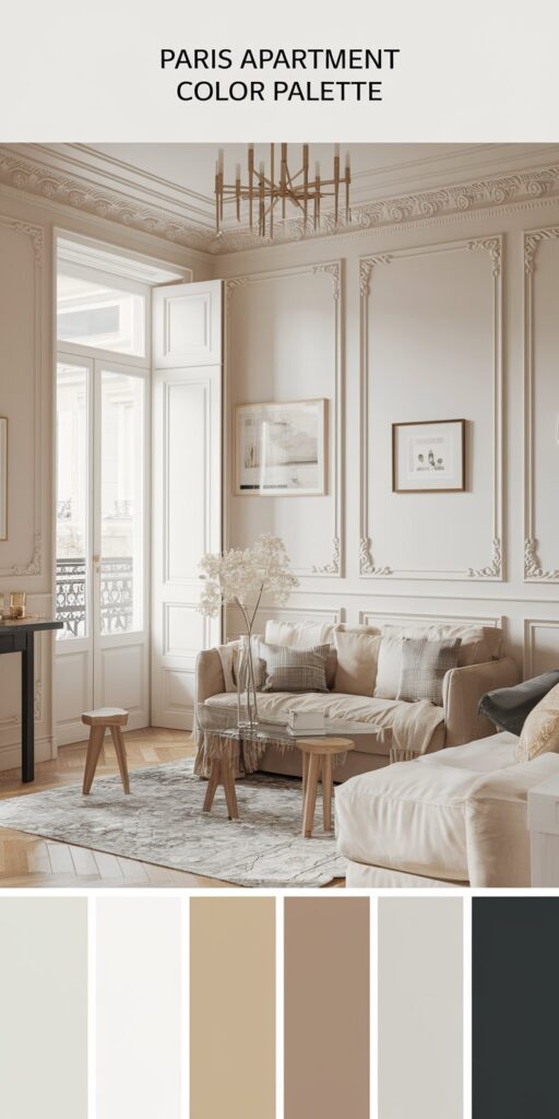 Paris Apartment Aesthetic Home Decor. How to Get the Look (Renter-Friendly) kind of calm you feel when you step into a true Paris apartment.